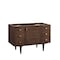 James Martin Vanities Amberly 48in Single Vanity Cabinet, Mid-Century Walnut 670-V48-M-WLT - alternate 1